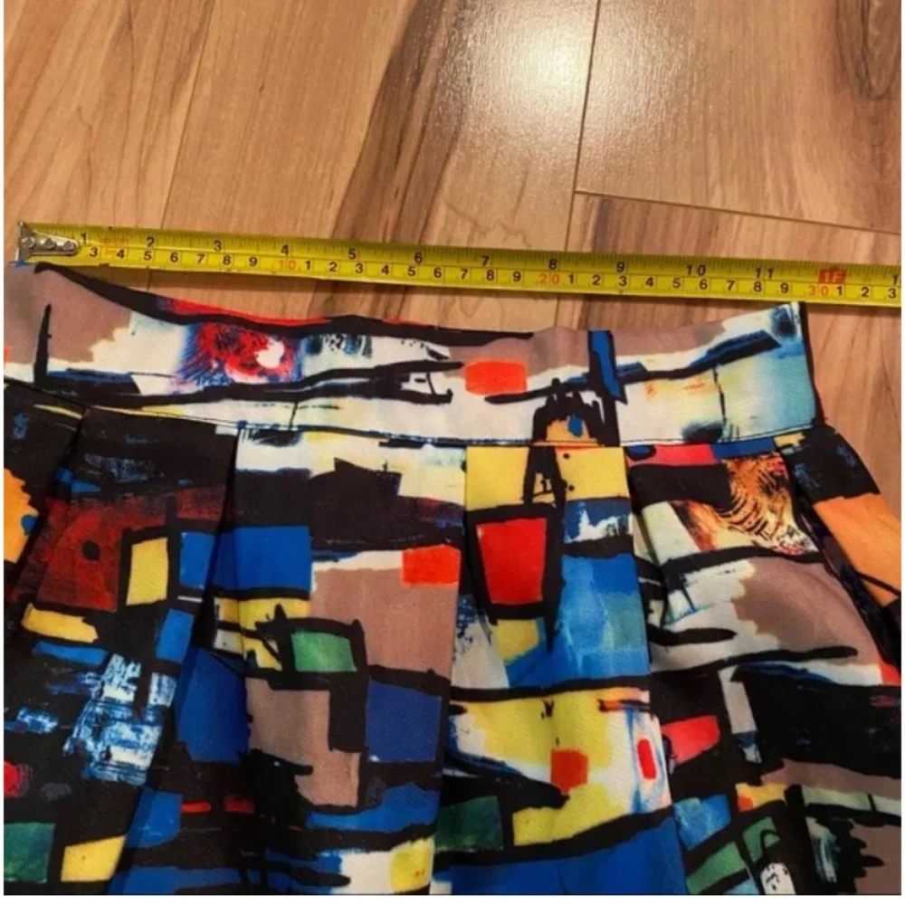 SALE!!! Colorful Abstract Print Skirt—XXS - Picture 2 of 5